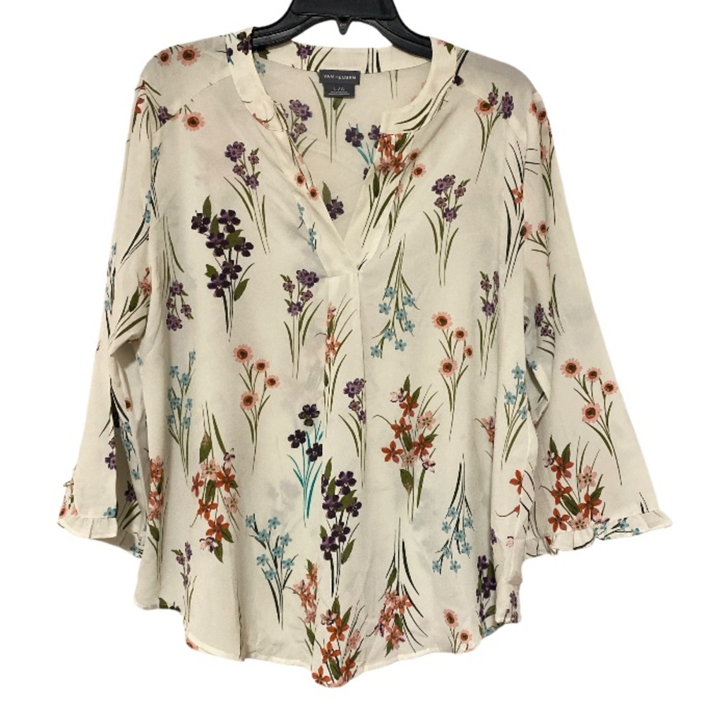 Van Heusen Floral Print Blouse - Cream
